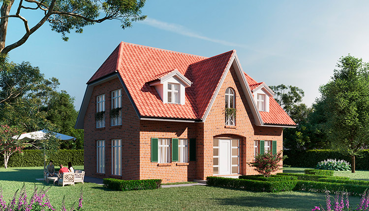 Landhaus (CAD Ansicht)